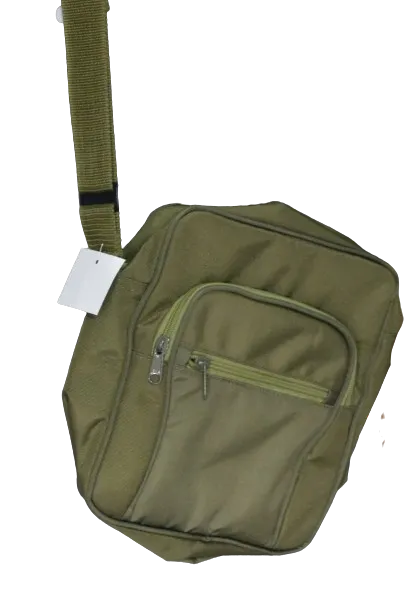 Mochila bandolera de color verde